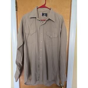 Flying R Ranchwear - Western Pearl Snap Long Sleeve Shirt - Made in USA Large